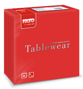 Servetele din airlaid 40x40 cm  Red  FATO