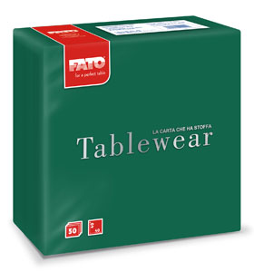 Servetele din airlaid 40x40 cm forest green fato