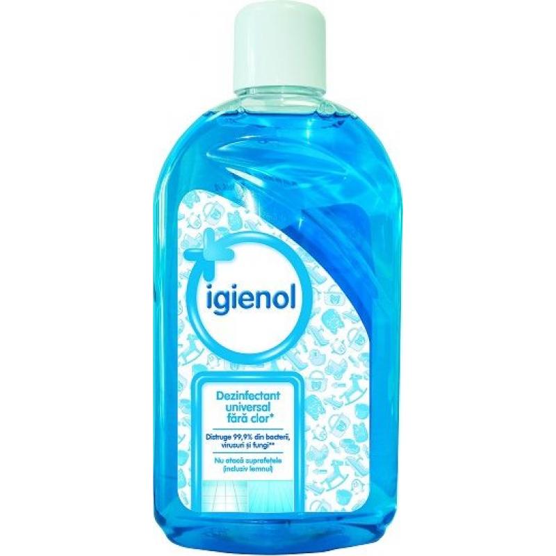 Dezinfectant universal Igienol 1l albastru Igienol imagine 2022 depozituldepapetarie.ro