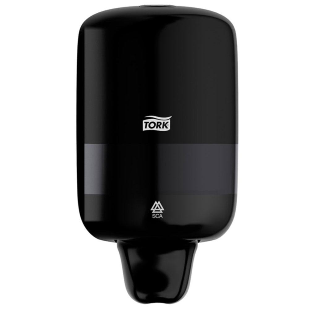 Poza Dozator mic pentru sapun lichid Tork negru 475 ml