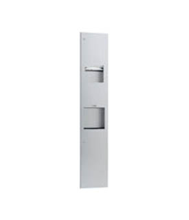 Sistem combi 3 in 1 compus din uscator de maini dispenser prosoape si cos hartie bobrick