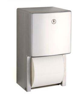 Dispenser hartie igienica cu 2 role normale suprapuse seria Contura Bobrick