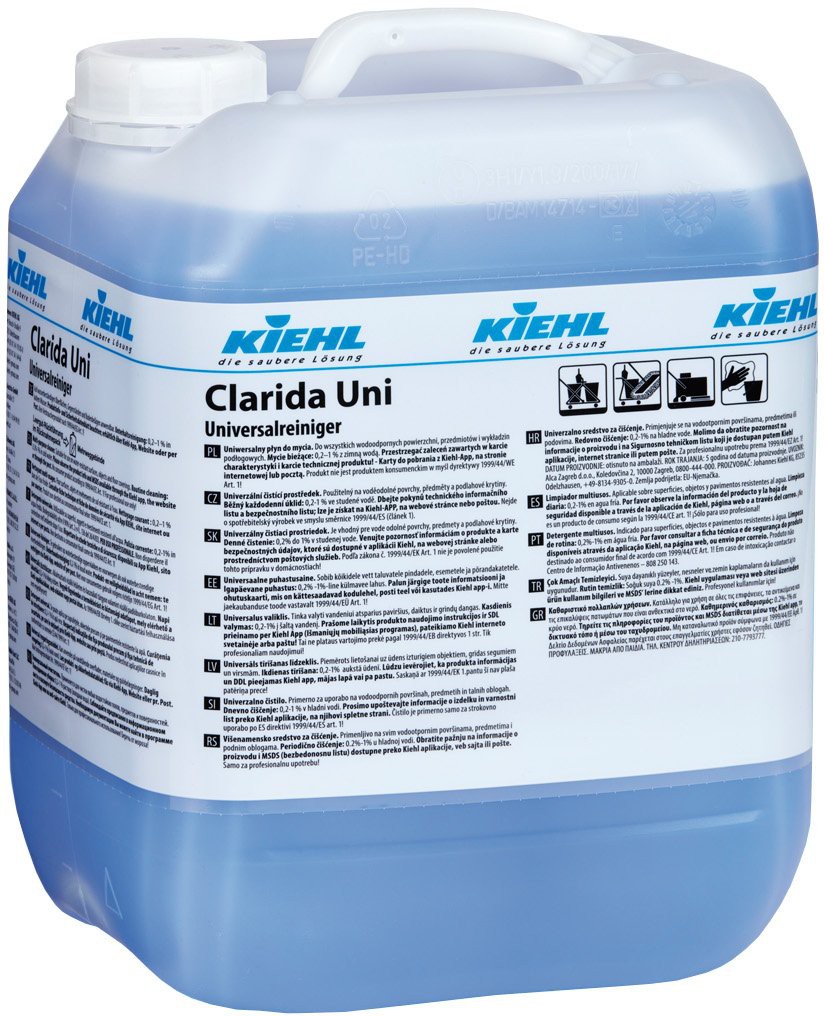CLARIDA UNIVERSAL Manual -Detergent universal pentru suprafete 10L Kiehl Kiehl
