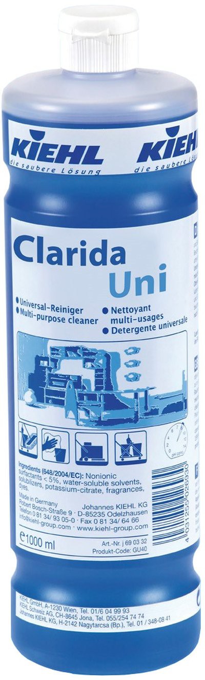 CLARIDA UNIVERSAL Manual -Detergent universal pentru suprafete 1L Kiehl Kiehl imagine 2022 depozituldepapetarie.ro