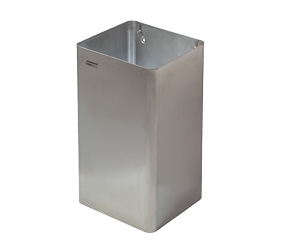 Cos de interior 60L  fara capac  inel prindere sac  inox finisaj satinat  Mediclinics