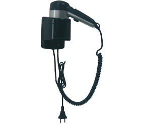 Uscator par hotelier  pozitionare verticala  1240W  negru  Mediclinics