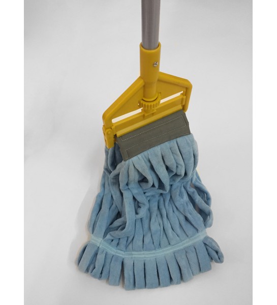 Set mop microfibra rezerva mop + coada aluminiu 1 2m limpio