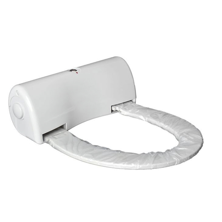 Capac de toaleta cu buton  fara capac - folie cu 135 utilizari  Sanito