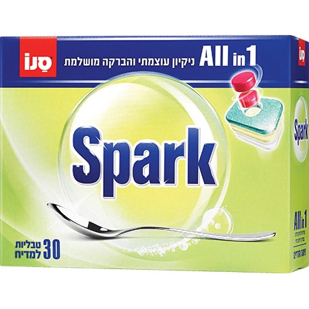 Sano Spark 30 Tablete 20g X 30buc Tablete Masina Spalat Vase sanito.ro