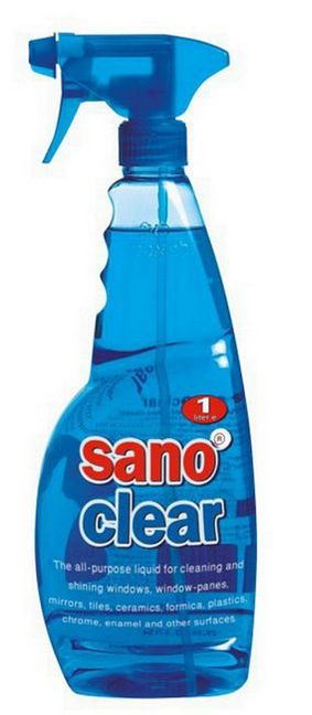 SANO CLEAR BLUE TRIGGER 1l detergent geam sanito.ro