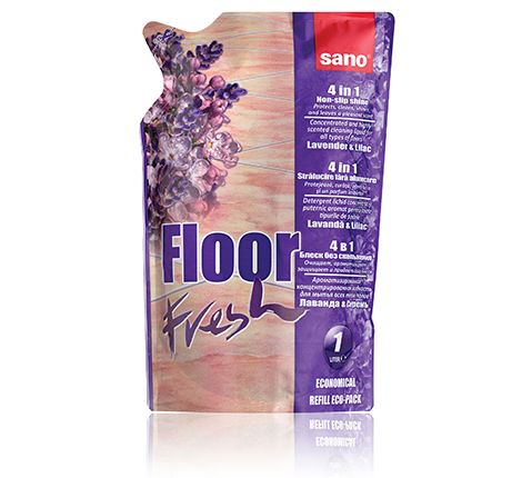 SANO FLOOR FRESH LAVANDA & LILAC Manual 750ml REFILL 750ml detergent pardoseala