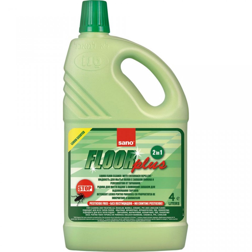 Sano floor plus manual 4l detergent pardoseala