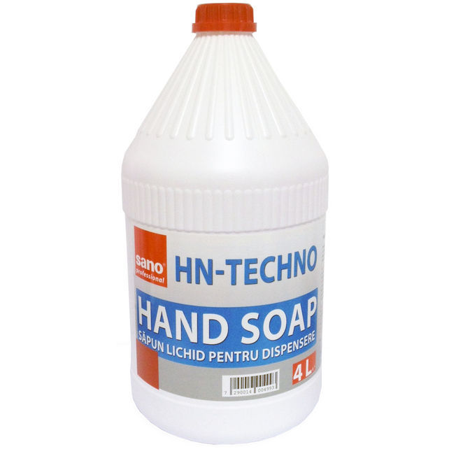 SANO HH-TECHNO SOAP ROZ / ALBASTRU 4L rezerva sapun lichid sanito.ro