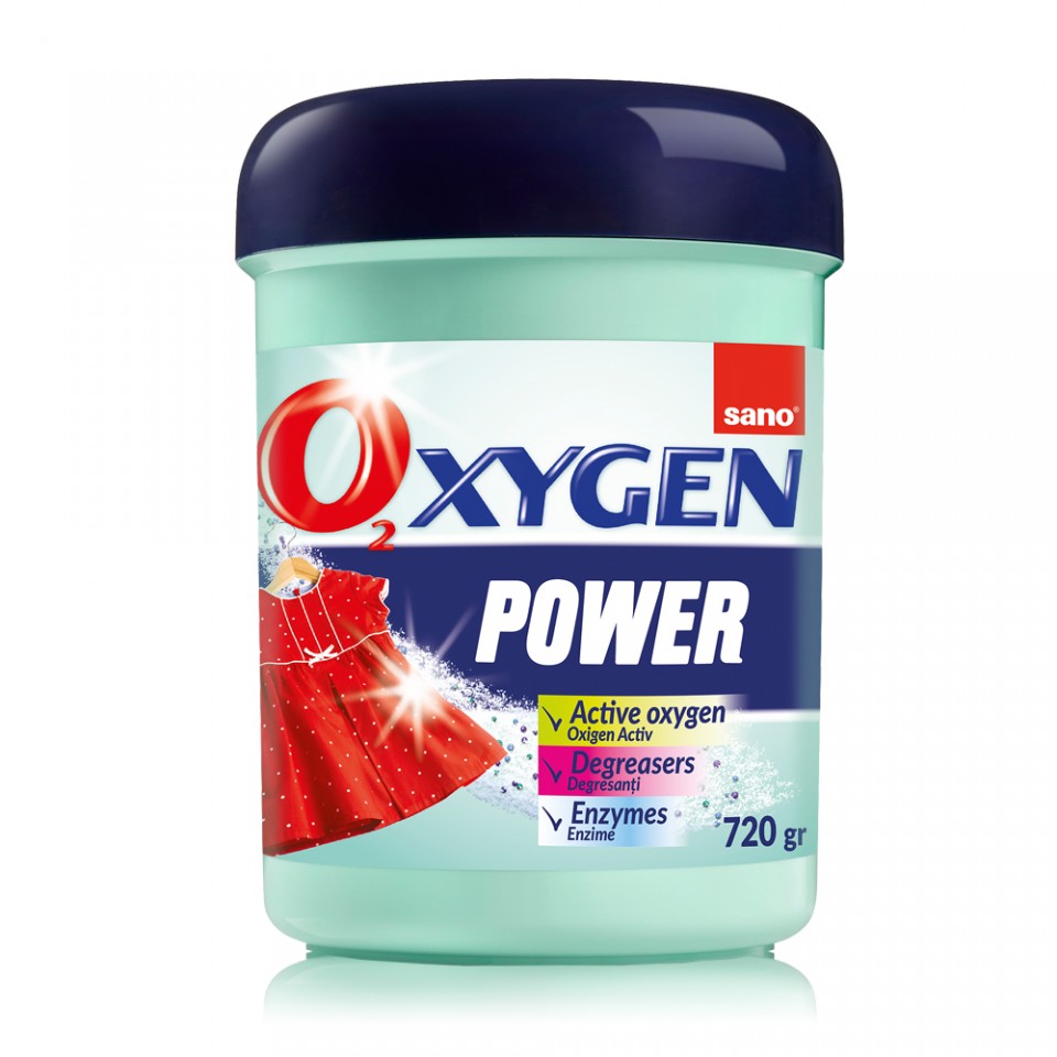 Pudra indepartare pete fara clor sano oxygen powder 720gr