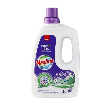 Detergent Rufe Sano Maxima Power Gel Spring Flowers 3l 2021 sanito.ro