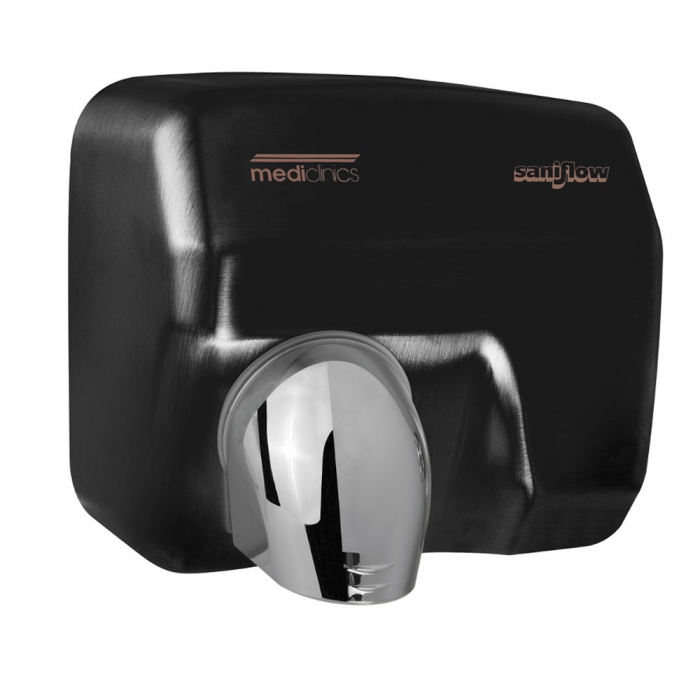 Uscator de maini actionare cu senzor SANIFLOW Mediclinics negru de la casapractica imagine noua