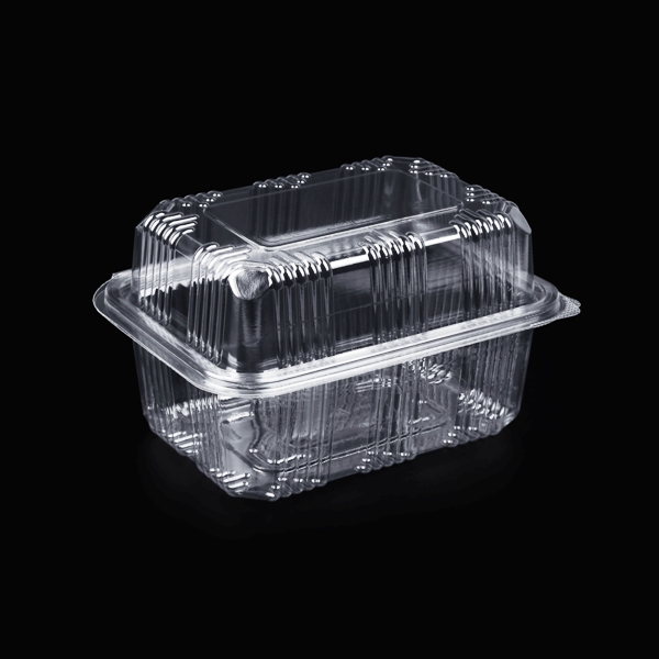 Set de 800 bucati caserola plastic 500 gr cu capac inalt 93 x 230 5 x 151mm