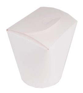 Set de 50 bucati cutie noodle alba mica 400ml