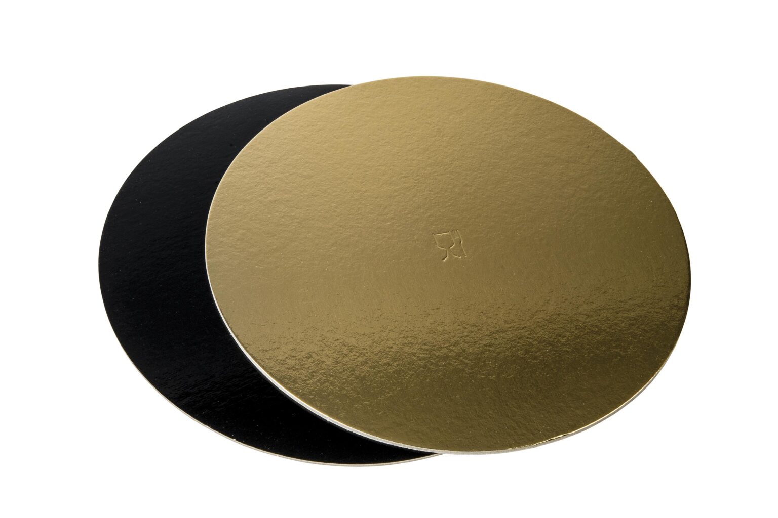 Poza Discuri groase auriu/negru - Discuri groase auriu/negru 2400 gr OE28cm - 10 buc/set