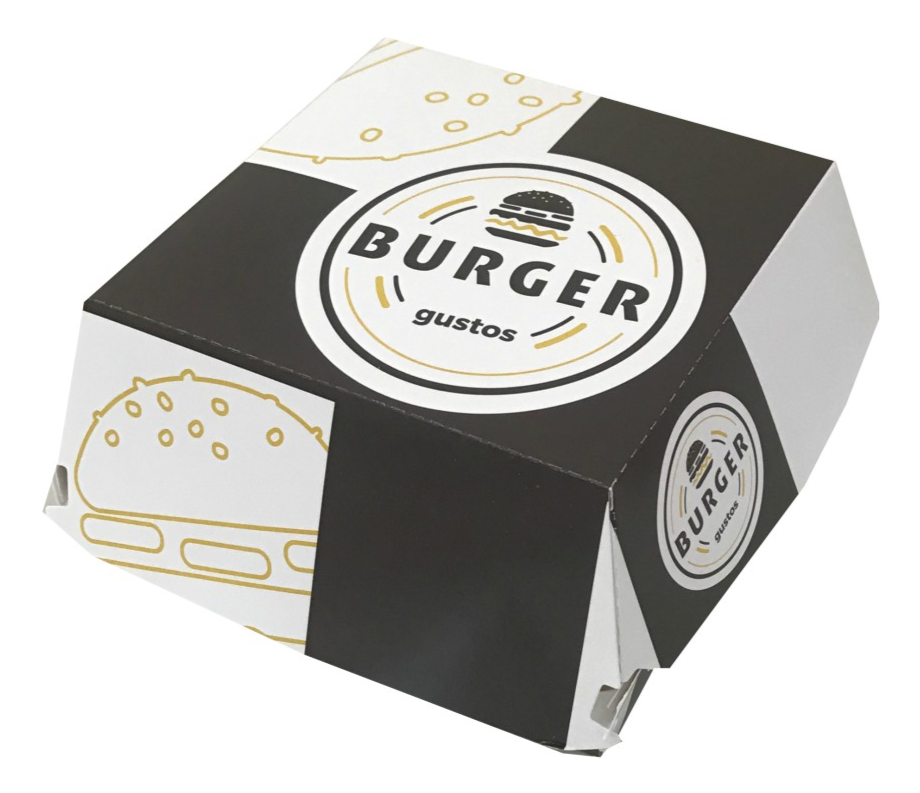 Hamburger box Fresh – 12x12x8cm mediu – 250 buc. sanito.ro