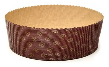 Set de 240 bucati forma copt rotunda din carton 21x7 cm