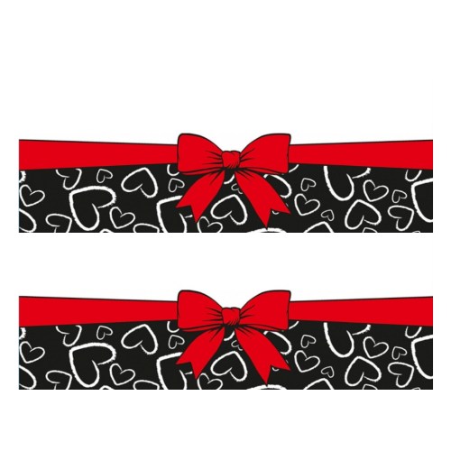 Rola hartie de impachetat cu fundite 70 cm x 240 m.l.
