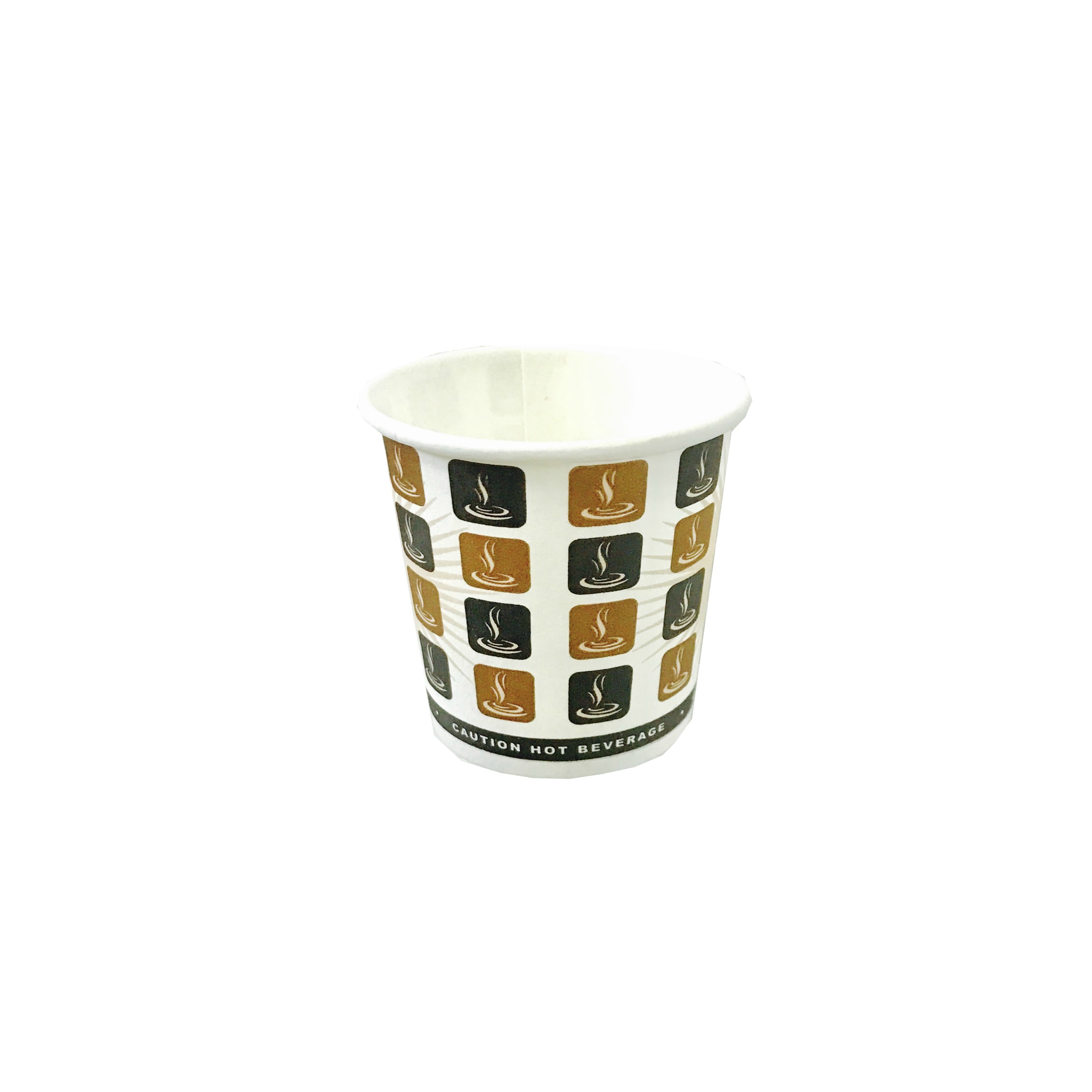 Pahare carton design enjoy - "multi" 4 oz (118ml)- 100 buc