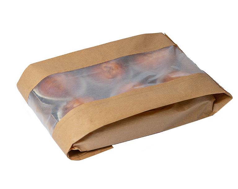 Set 1000 bucati pungi cu fereastra bio 13x4x25cm