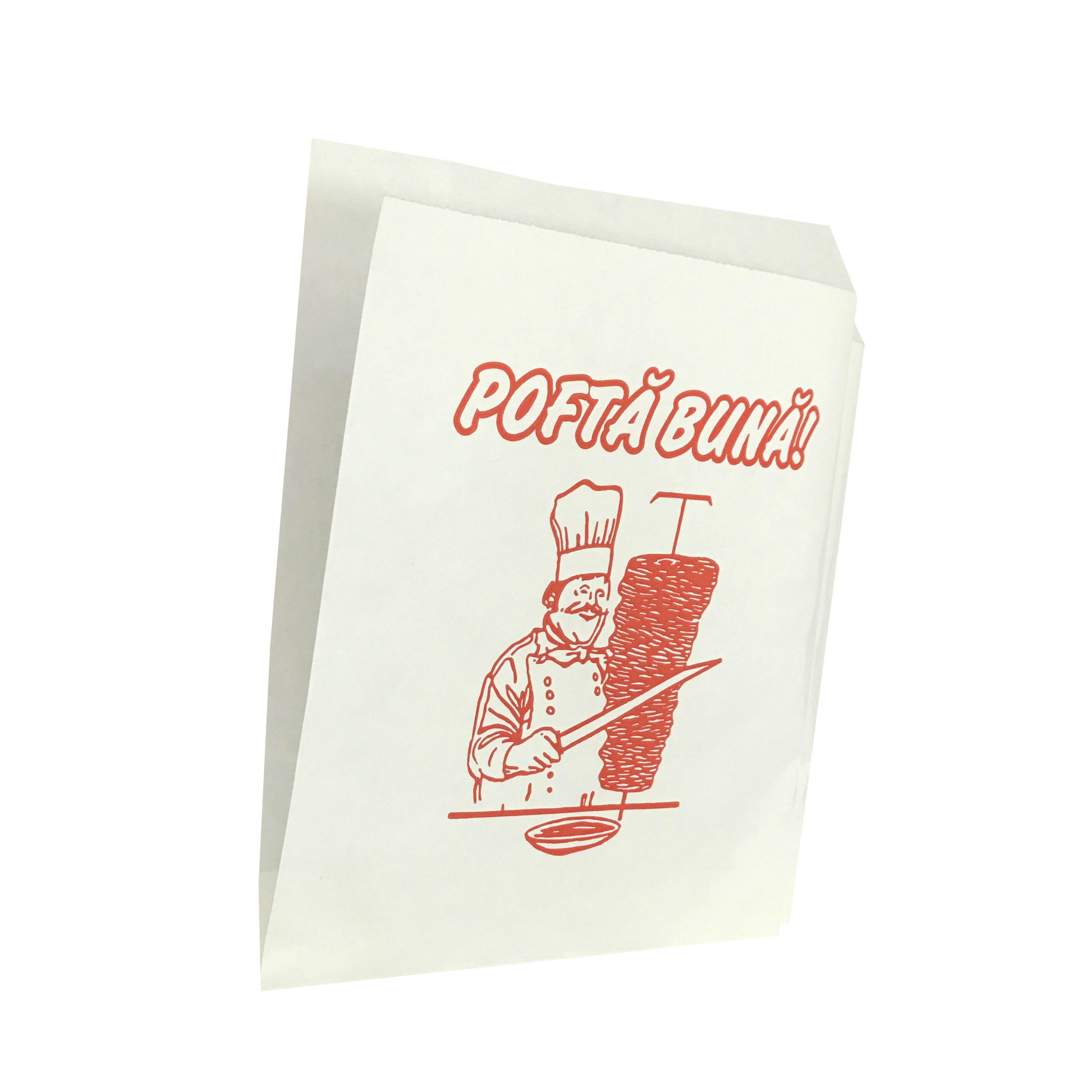 Set 2000 bucati coltar hartie model kebap 14 x 19 cm