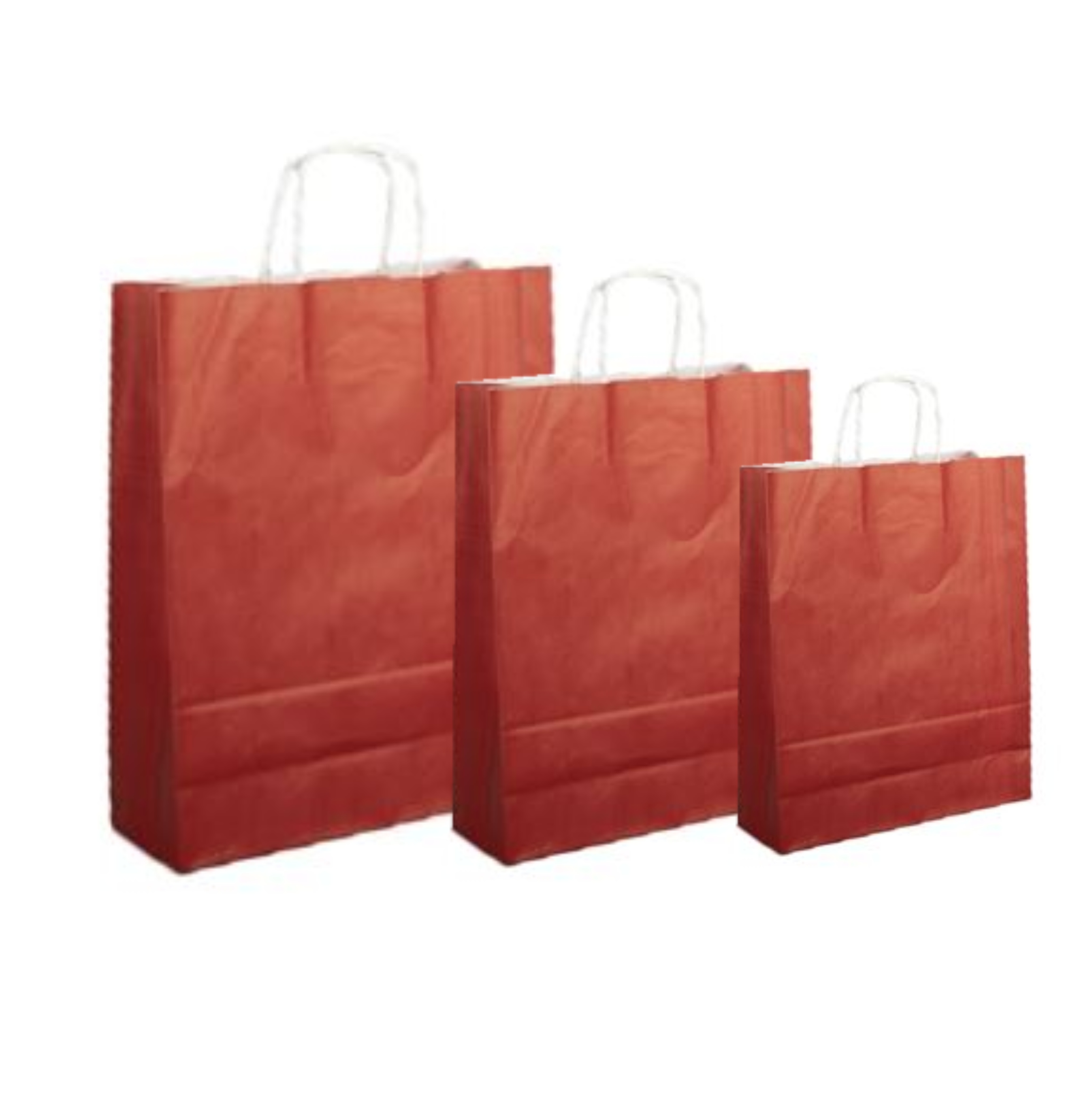 Set 100 bucati Pungi albe colorate bordo 16x8x21 cm