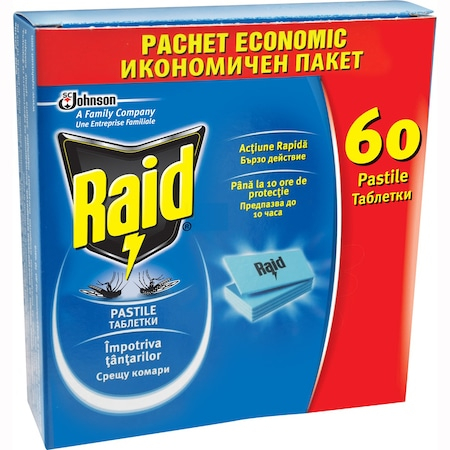 RAID PASTILE 60 BUC Raid imagine 2022 depozituldepapetarie.ro