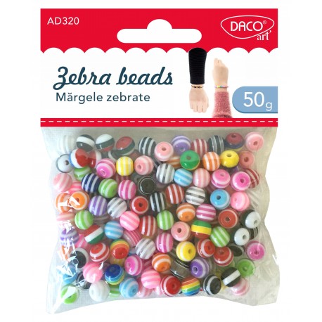 Accesorii craft - Margele zebrate Daco-ad320