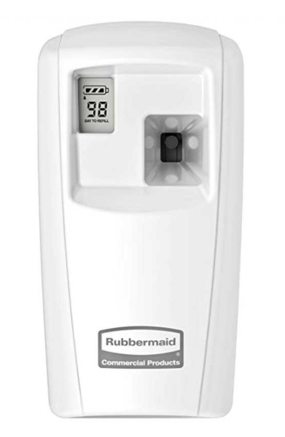 Dispenser alb  programabil  pentru odorizanti  75 ml - Microburst 3000  Rubbermaid