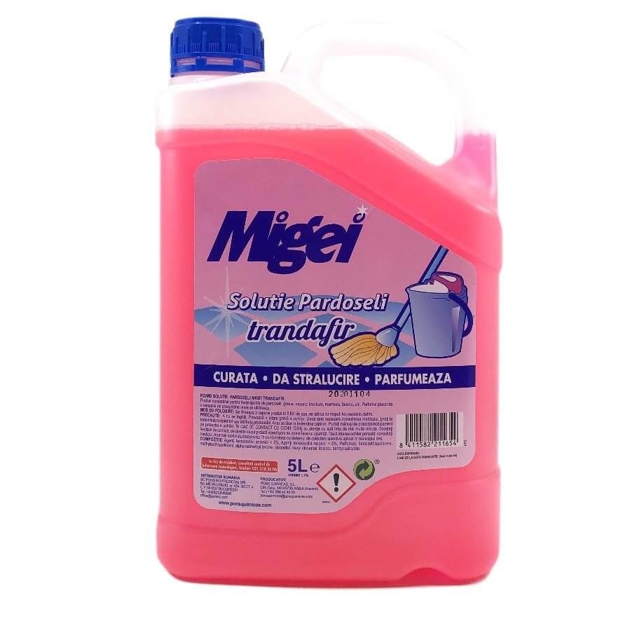 Migei manual -detergent universal pentru pardoseala cu parfum de trandafir asevi 5l