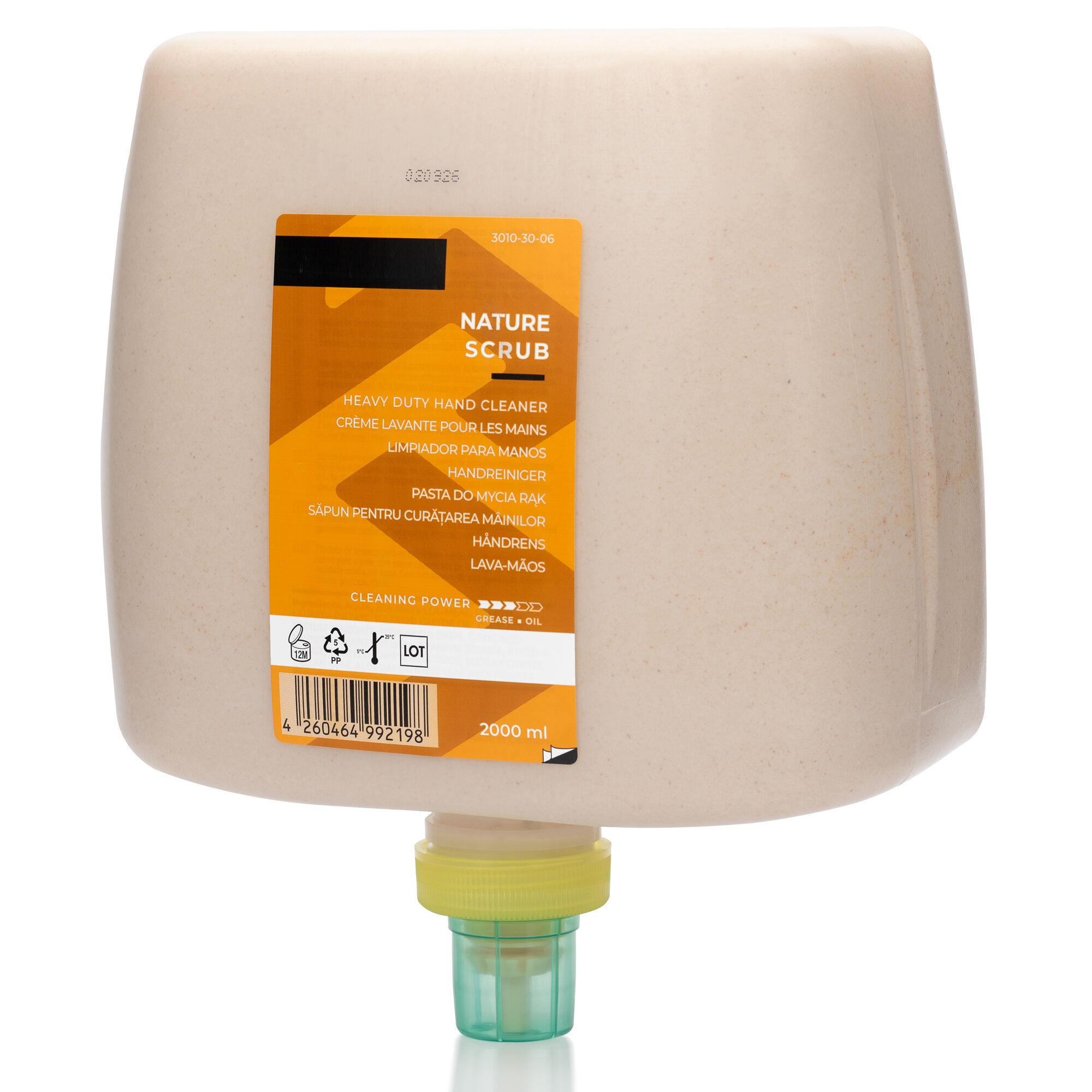 Sapun abraziv pentru maini SVEMA NATURE SCRUB  rezerva de 2000 ml  rezerva pentru dozator manual EVEREST