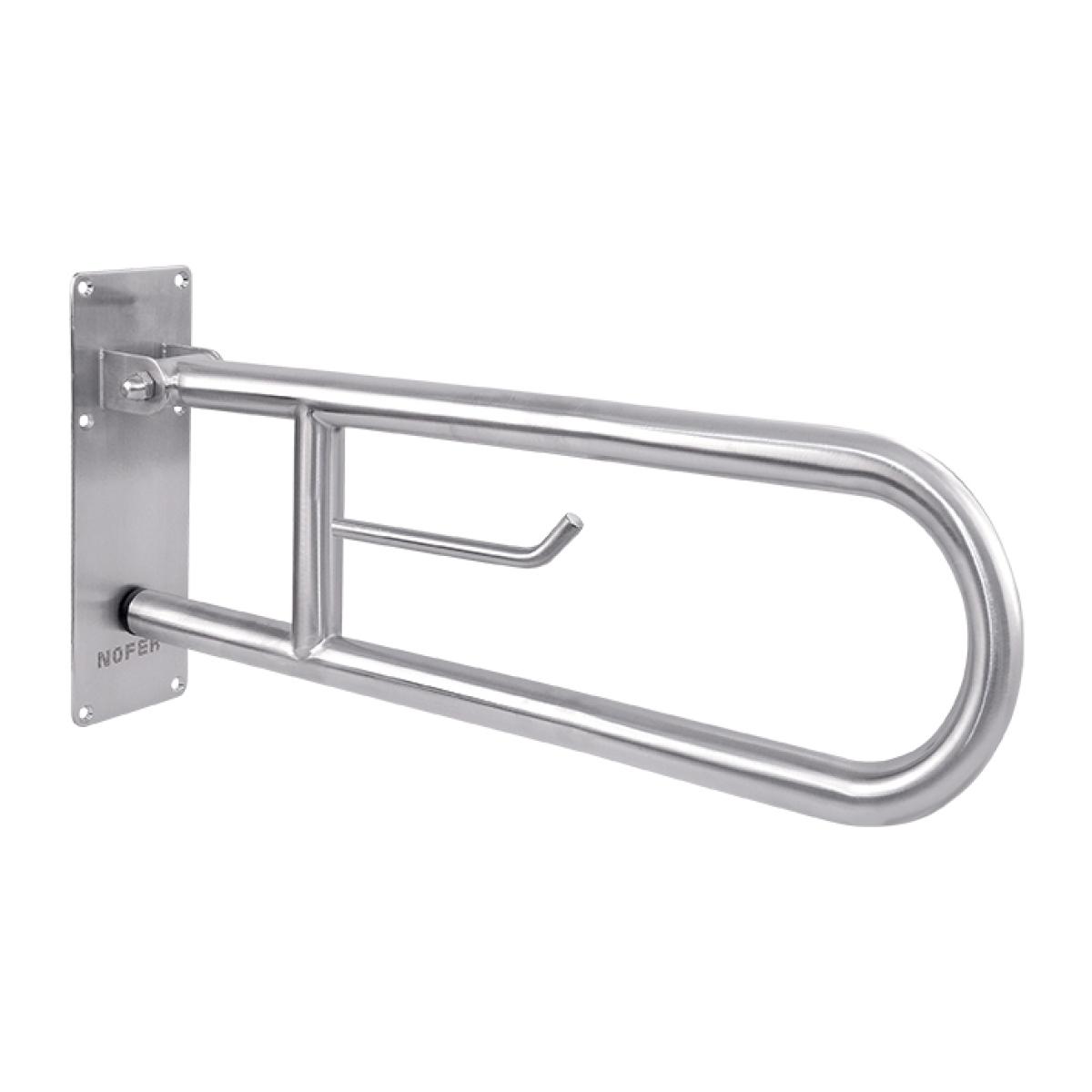 BARA PENTRU PERSOANE CU DIZABILITATI CU SUPORT HARTIE INOX SATINAT  NOFER