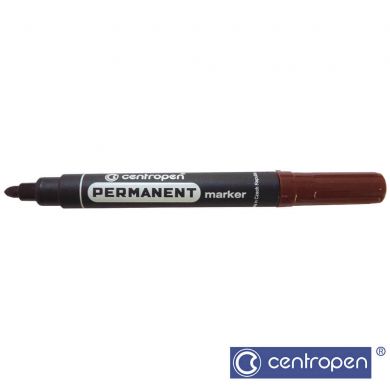 Permanent marker Centropen 8566 – varf rotund maro Centropen imagine 2022 depozituldepapetarie.ro