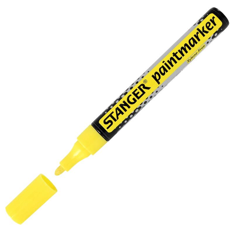 Marker cu vopsea 2-4 mm stanger - galben