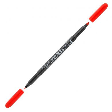Permanent marker centropen 3616 pt. cd - 2 varfuri rosu