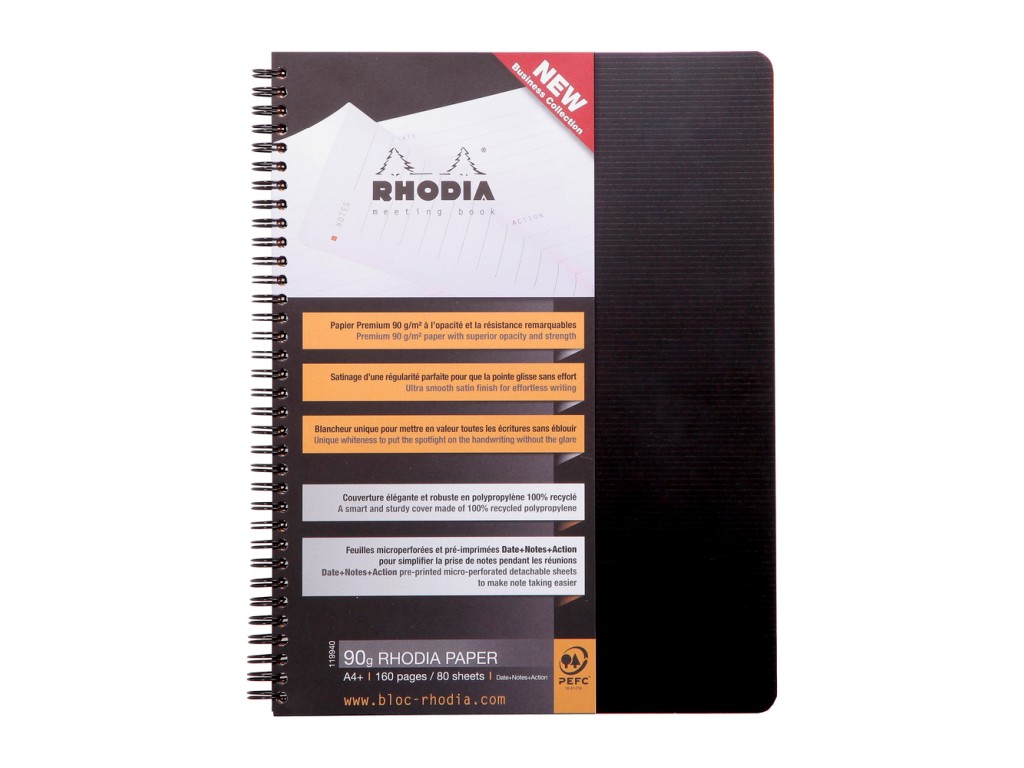 Agenda a4+ meeting cu spira rhodia