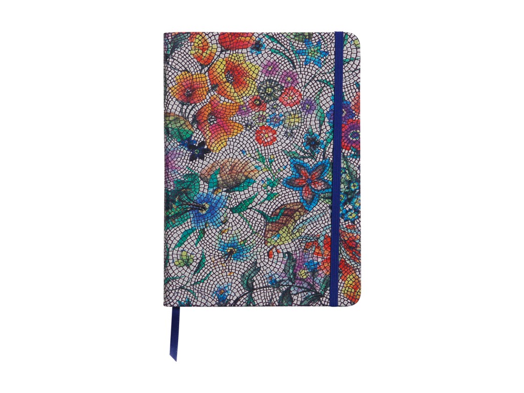 Agenda notebook coperta moale piele a5 144 pagini clairefontaine celeste