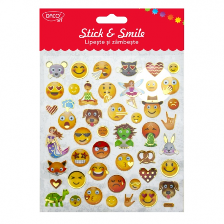 Abtibild - ab071 smileys lipeste si zambeste daco