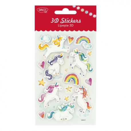 Abtibild - ab112 unicorni lipeste 3d daco