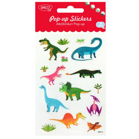Abtibild - ab126 dinozauri pop up daco