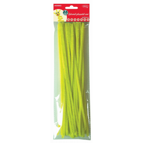 Accesorii craft - sarma plusata uni-galbena-ad008g 