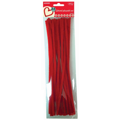 Accesorii craft - sarma plusata uni-rosie-ad008r 