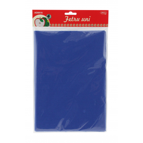Accesorii craft - ad081a fetru uni set 4 albastru