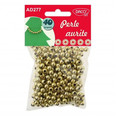 Accesorii craft - ad277 perle aurite daco