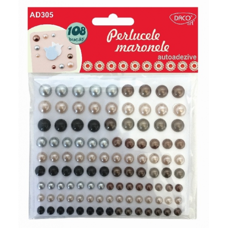 Accesorii craft - ad305 perlucele maronele daco