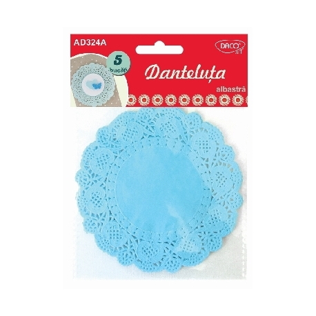 Accesorii craft - ad324a danteluta albastra daco